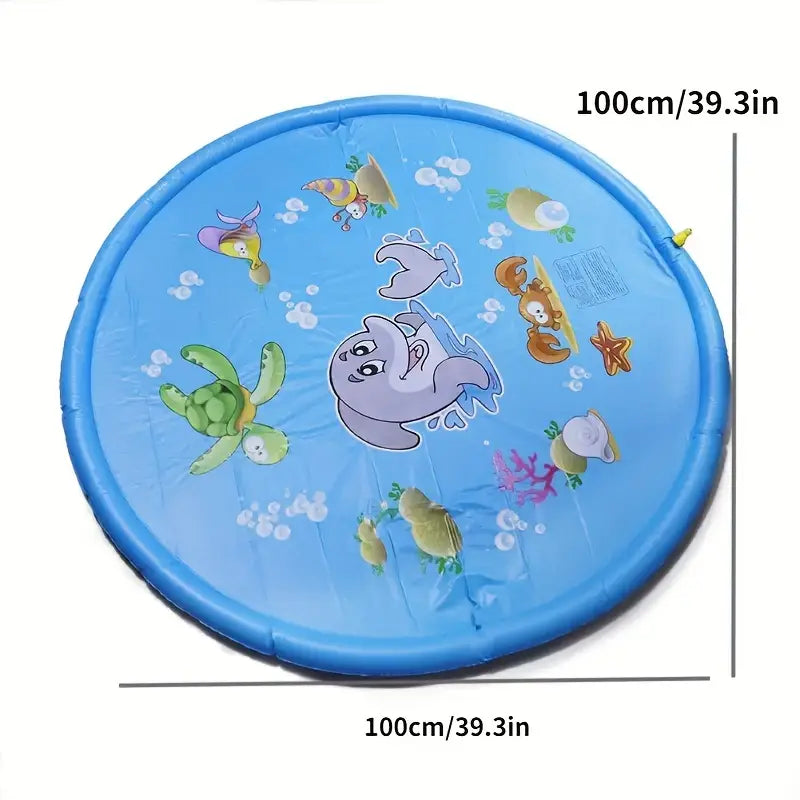 Playful Inflatable Water Play Mat for Children