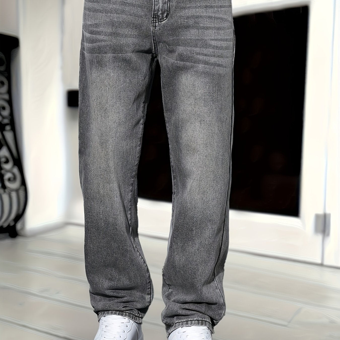 Classic straight men's jeans in sturdy denim – Timeless & comfortable