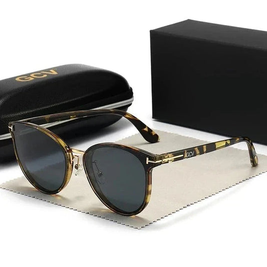 Women's Sunglasses with Cat Eye Design and Polarized Lenses