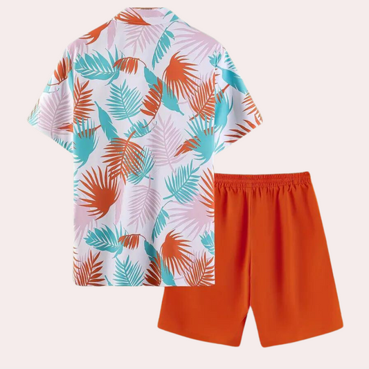 Men's Hawaiian set for summer and leisure