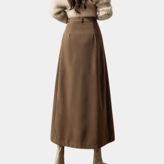 Elegant women's skirt in wool blend – classic and flattering