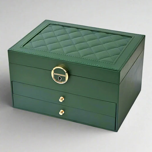 Luxury Multi-Layered Jewelry Box – For Women, Travel & Storage
