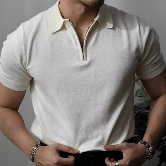 Modern Men's Batiste with Zipper - Breathable & Stylish