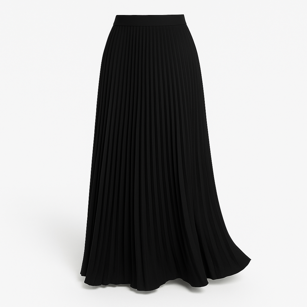 Pleated Maxi Skirt – Lightweight & Elegant
