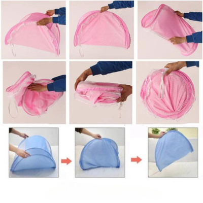 Folding Baby Bed with Protective Mosquito Net