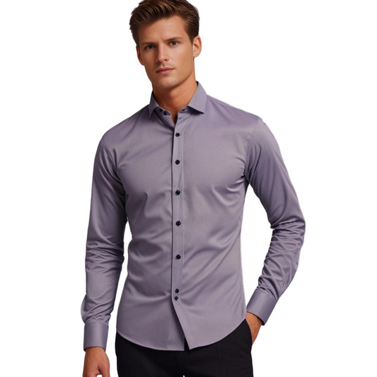 Airy Men's Shirt with Stretch - Perfect for Summer Days