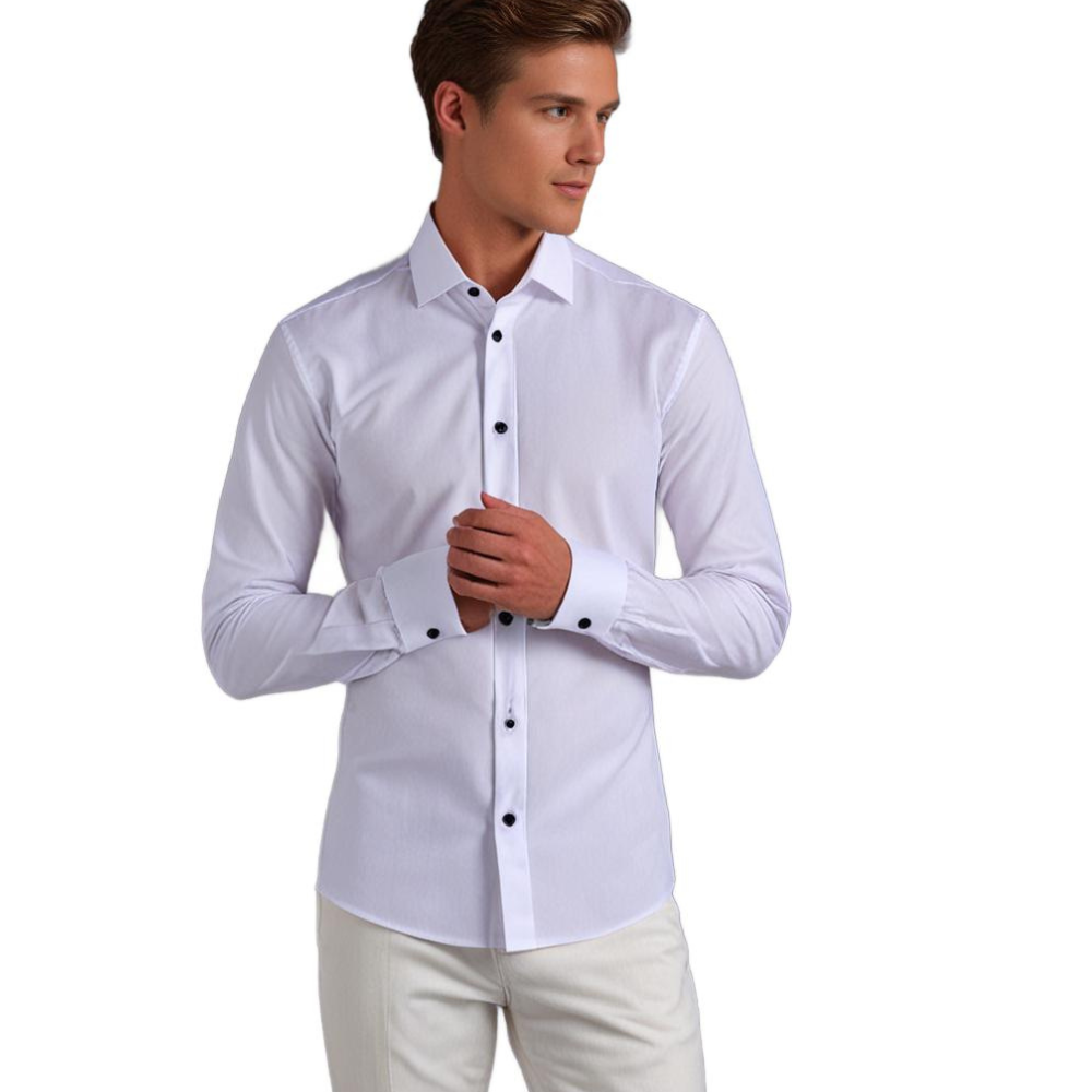 Airy Men's Shirt with Stretch - Perfect for Summer Days