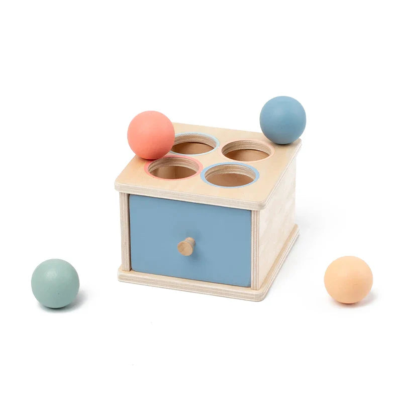 Wooden Montessori Play Box for Babies and Toddlers