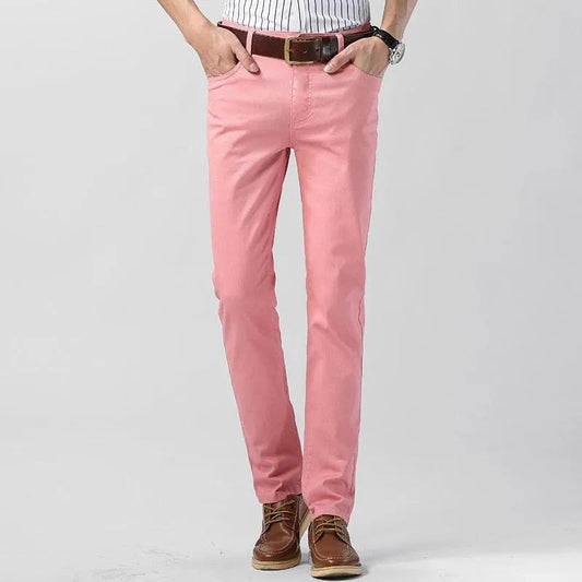 Trendy Colored Men's Trousers - Stylish and Comfortable