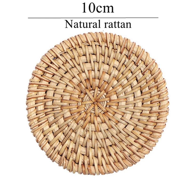 Natural Wicker Coaster – Stylish Protection for Your Table