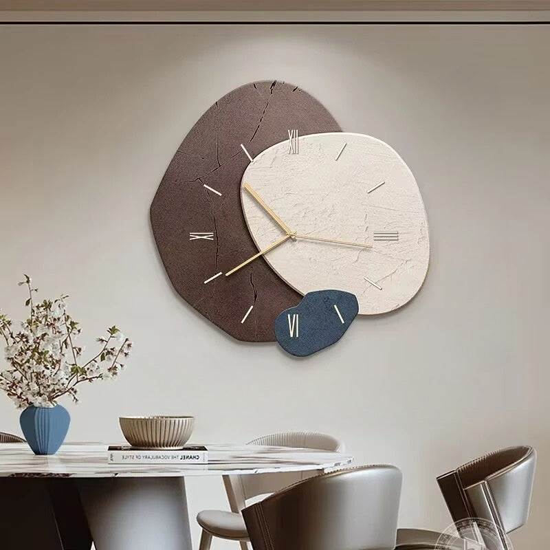 Modern Decorative Wall Clock with LED Lighting