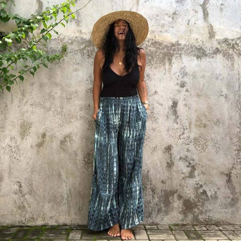 Boho Wide Leg Pants for Women – Airy & Stylish