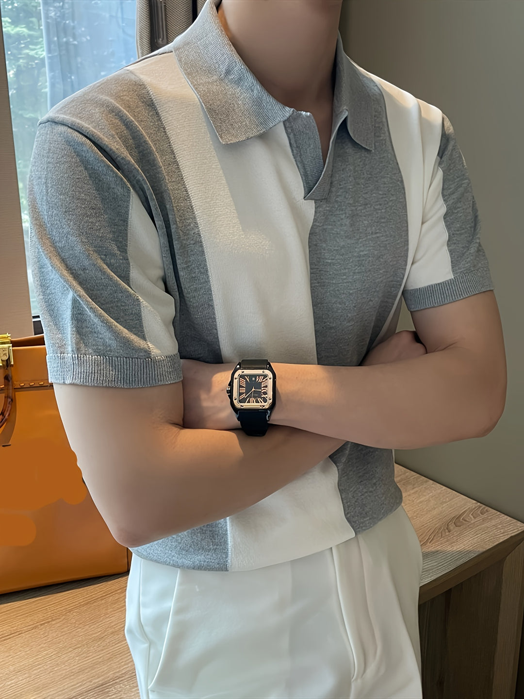 Breathable Men's Short Sleeve Polo - Stylish & Comfortable