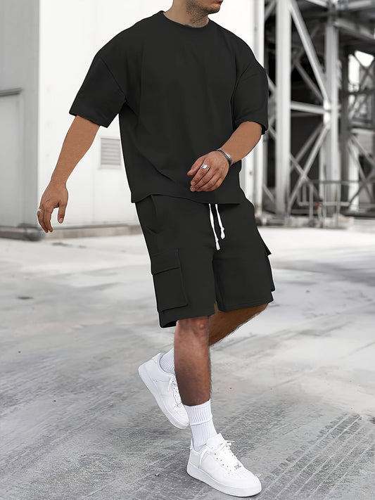 Men’s Summer Sports Set – Shirt & Shorts