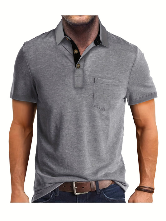 Men’s Short Sleeve Shirt – Breathable Summer Wear