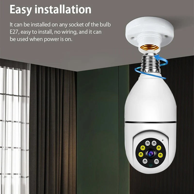 Smart WiFi Security Camera with Full 360° View for Total Overview