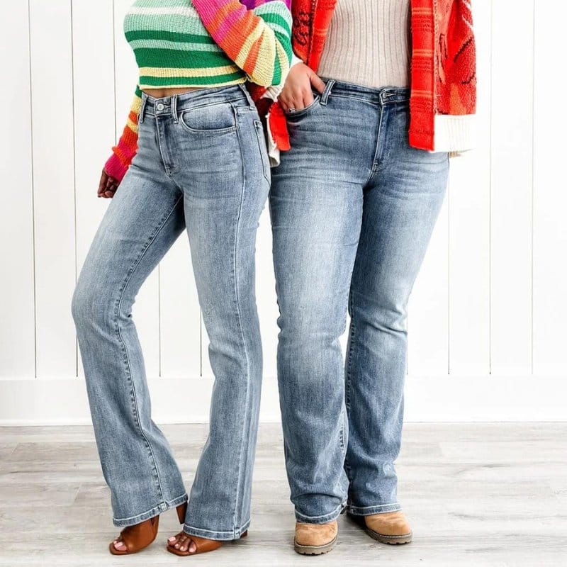 Women's jeans with tummy control and stretch