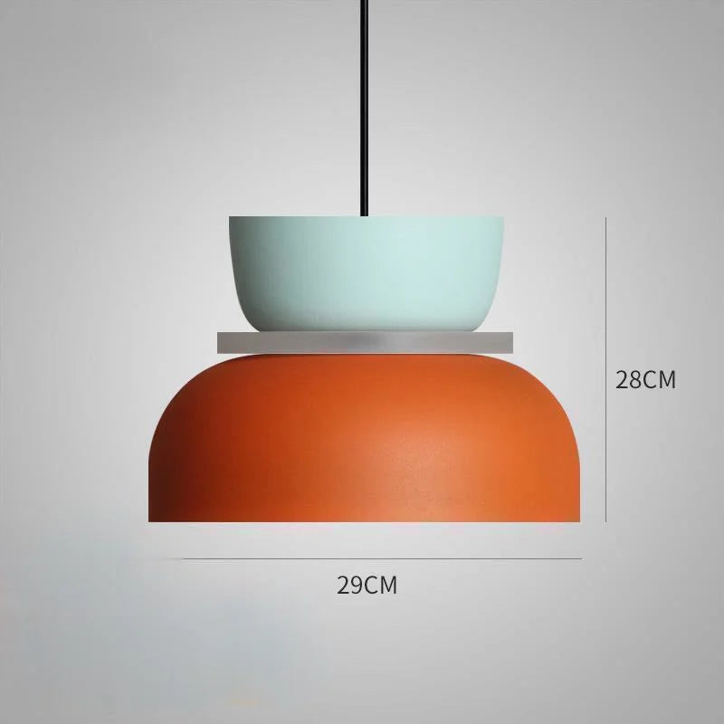 Scandinavian Pendant Lamp in Pastel Shades