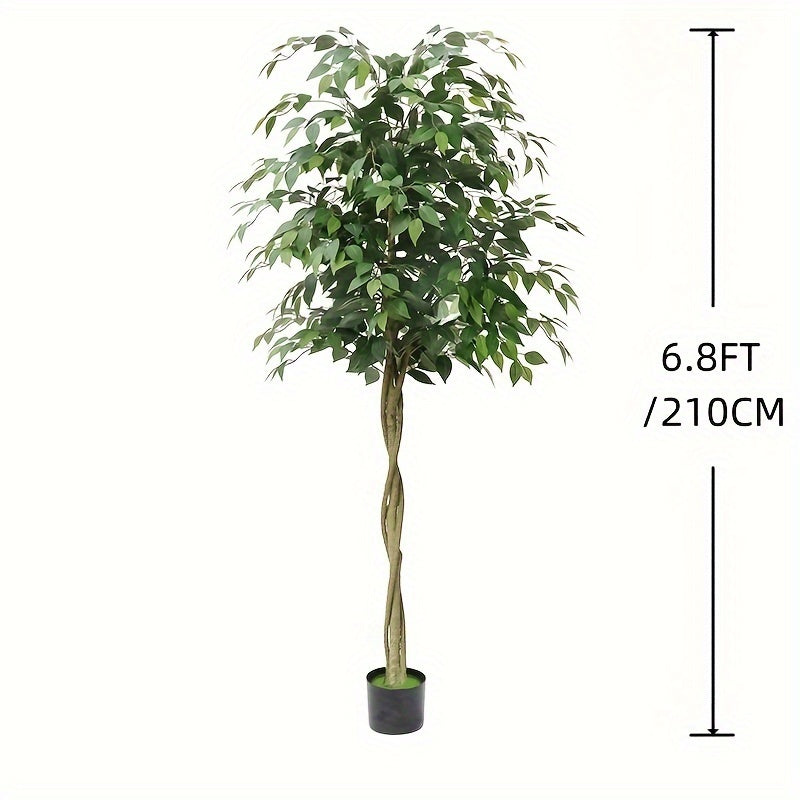 Silky Artificial Ficus Tree – Realistic and Maintenance-Free (120–210 cm)