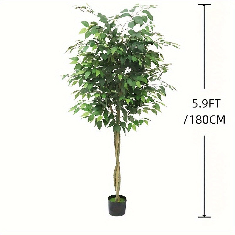 Silky Artificial Ficus Tree – Realistic and Maintenance-Free (120–210 cm)