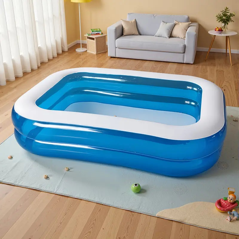 Inflatable Swimming Pool for 4 People – Made of Durable PVC Material