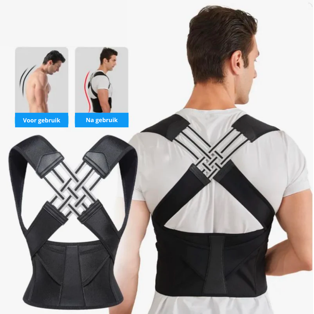 Posture Corrector for Back &amp; Shoulders – Adjustable Comfort