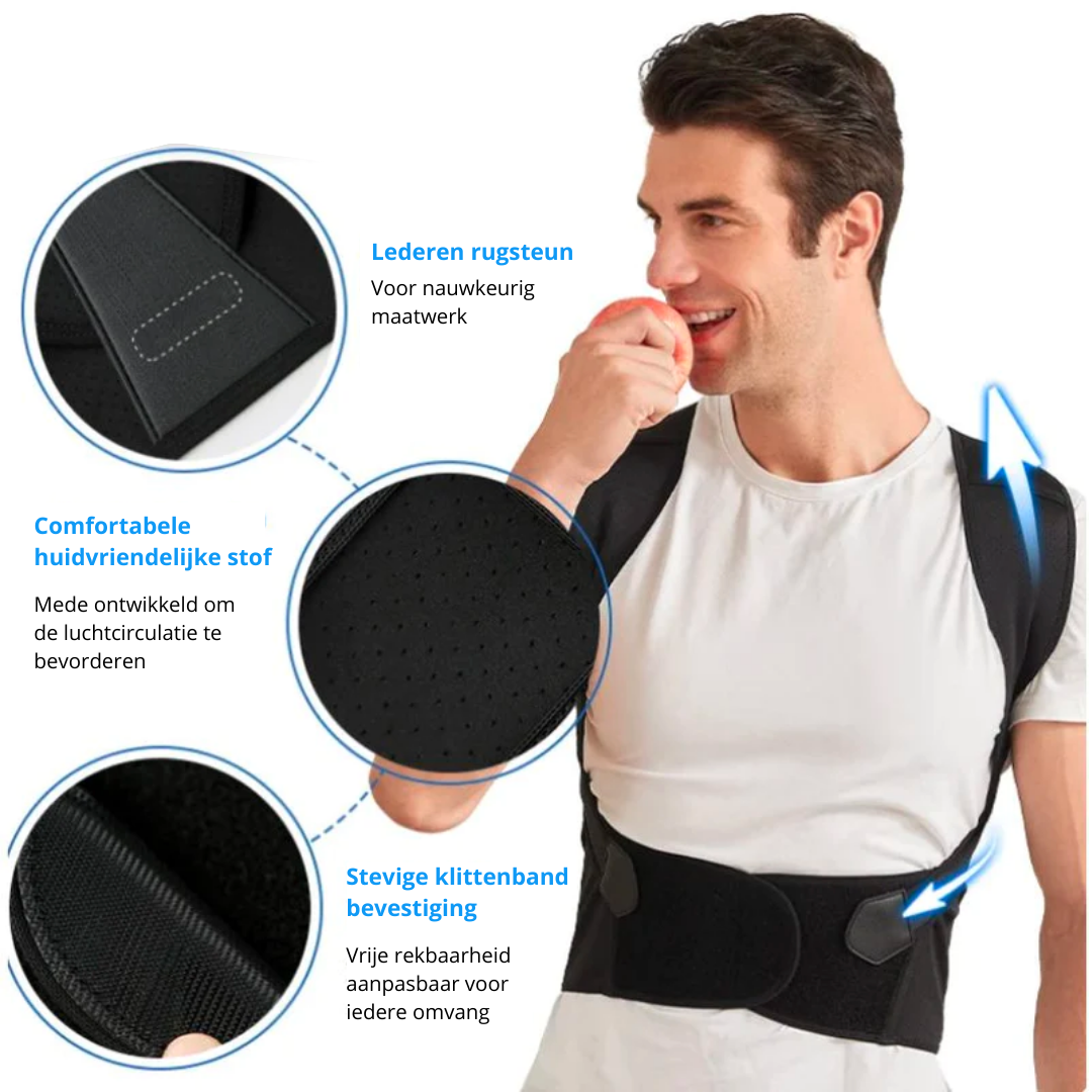 Posture Corrector for Back &amp; Shoulders – Adjustable Comfort