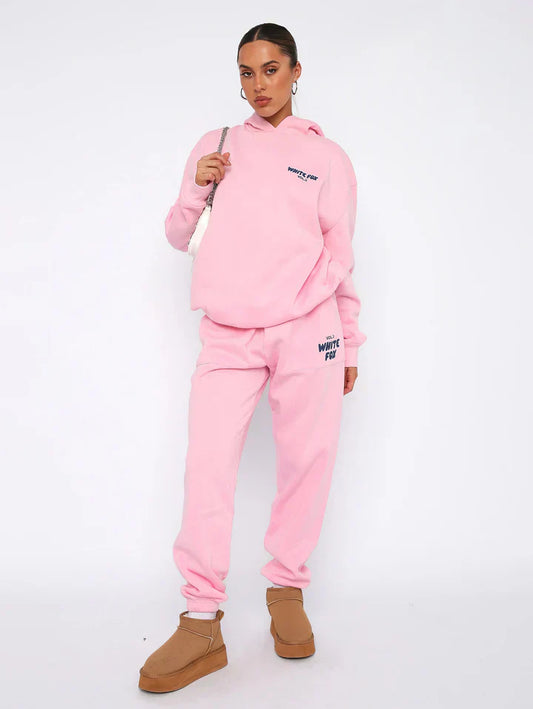 Women's Lounge Set – Soft Hoodie &amp; Jogging Pants