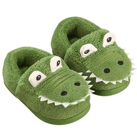 Warm Dinosaur Slippers for Toddlers – Soft, Non-Slip and Unisex