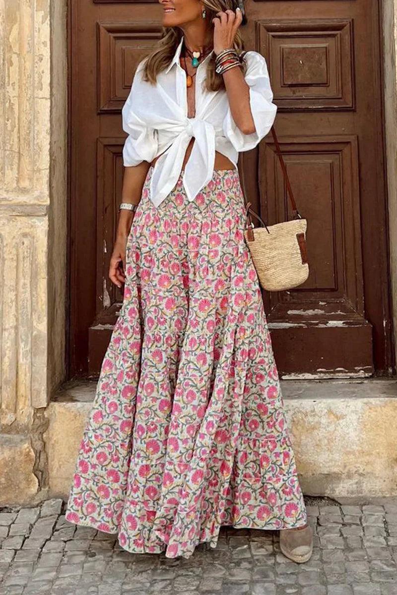 High Waisted Maxi Skirt for Women – Elegant and Comfortable