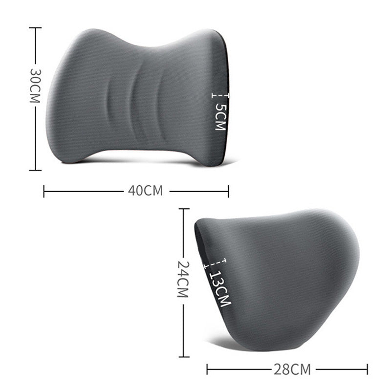 Ergonomic Car Cushion Set for Neck and Lower Back – Optimal Driving Comfort