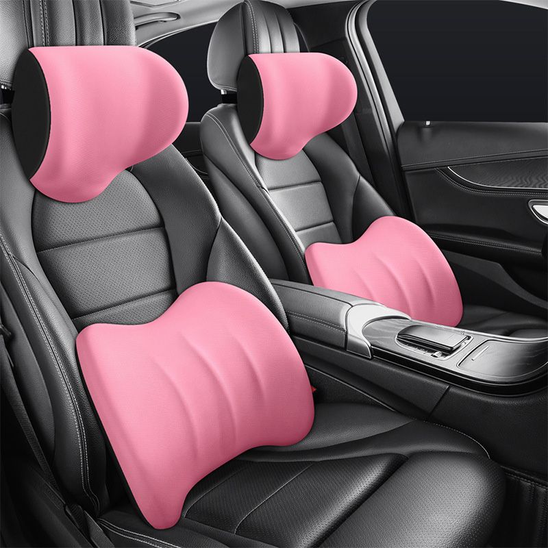 Ergonomic Car Cushion Set for Neck and Lower Back – Optimal Driving Comfort