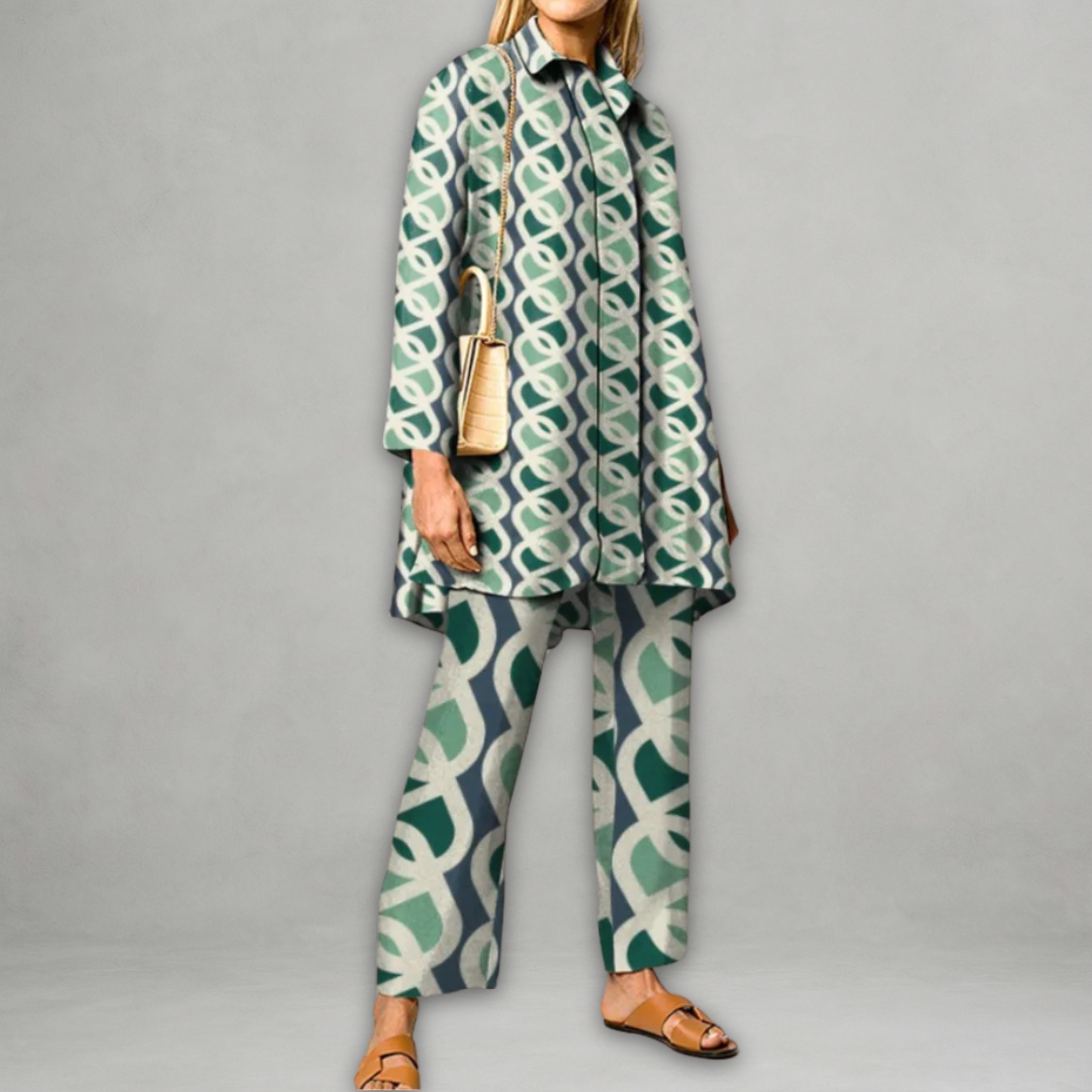 Women's Graphic Co-ord Set – Straight Fit &amp; Statement Look