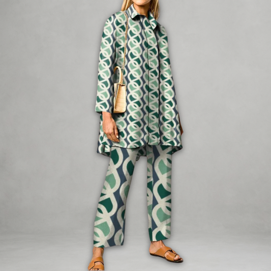 Women's Graphic Co-ord Set – Straight Fit &amp; Statement Look