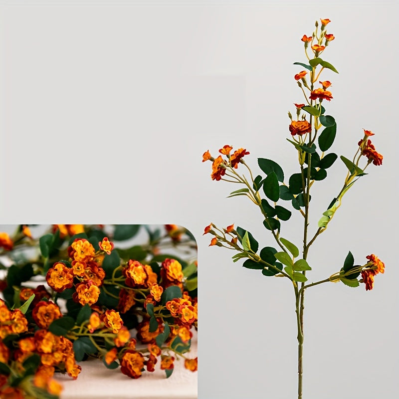 Set of 16 Lifelike Artificial Roses – 75 cm High