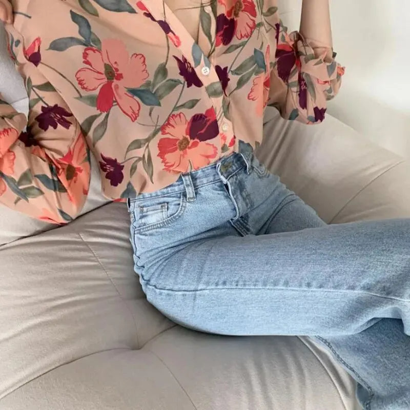 Airy Chiffon Summer Blouse Women