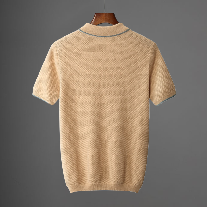 Classic Polo Shirt with Waistband for Men – Comfort &amp; Style