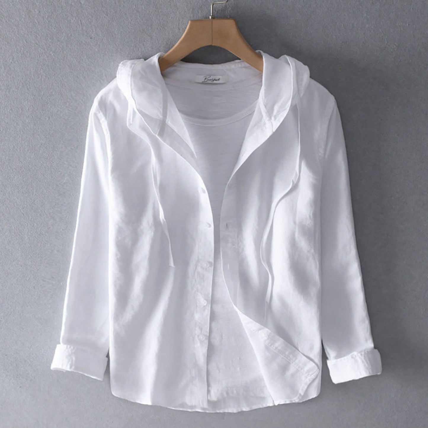 Women’s Hooded Button Shirt