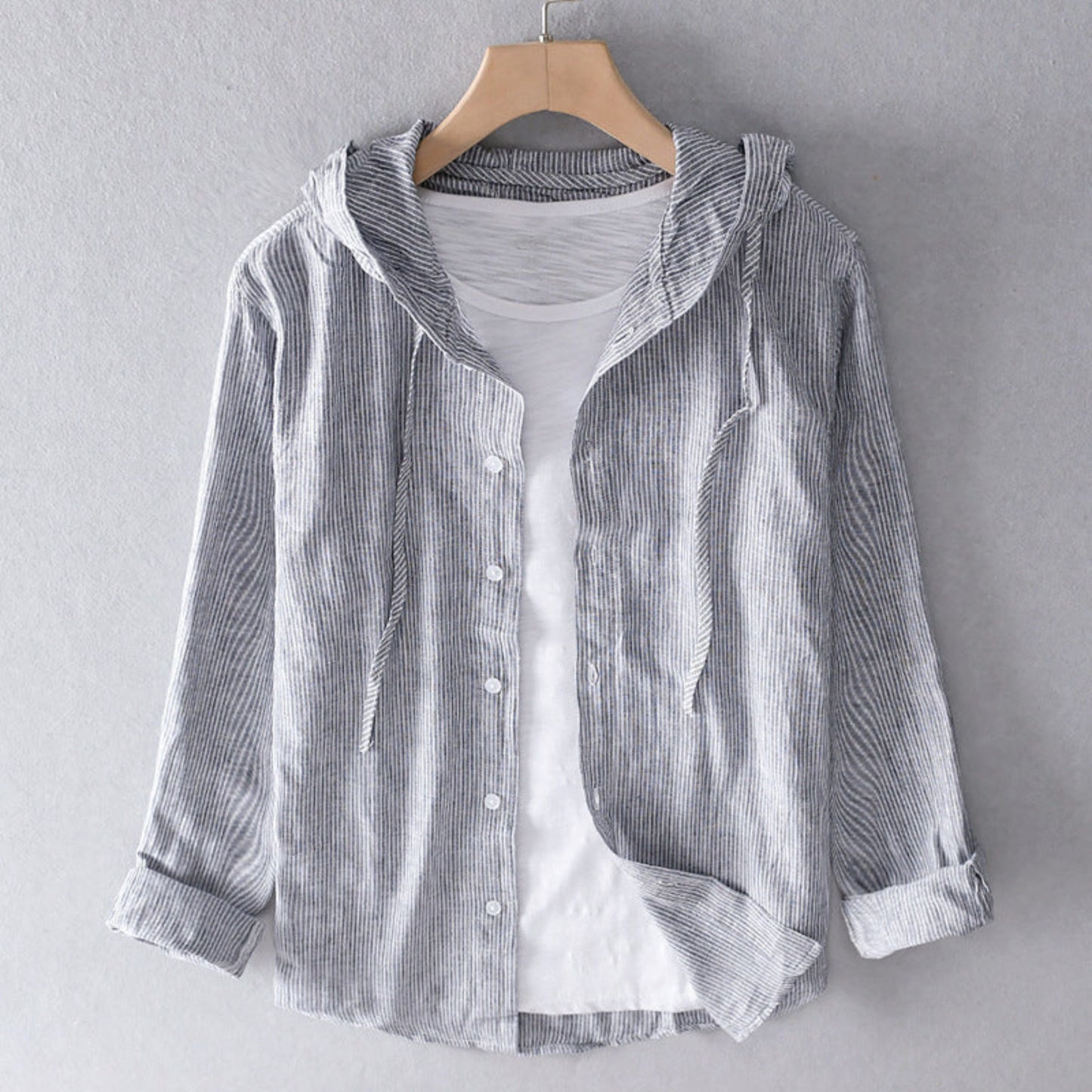 Women’s Hooded Button Shirt