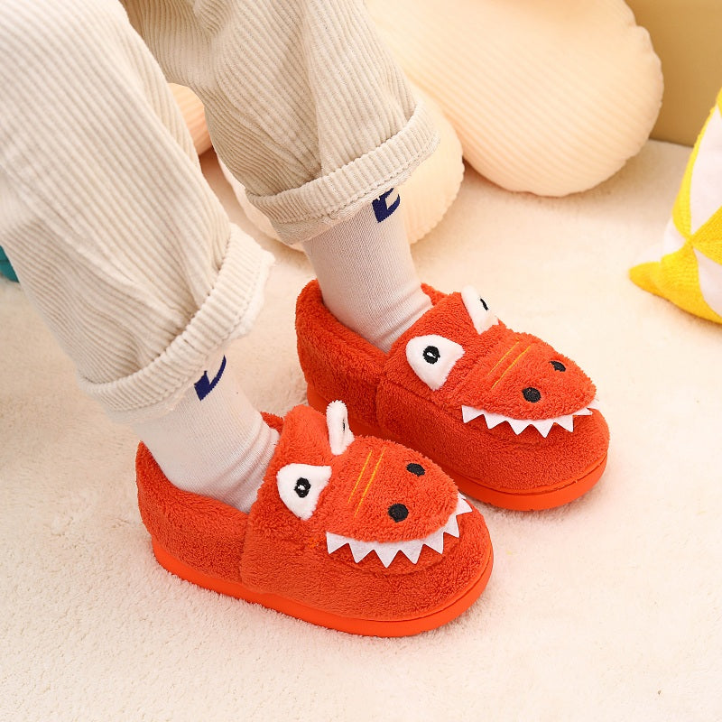 Warm Dinosaur Slippers for Toddlers – Soft, Non-Slip and Unisex