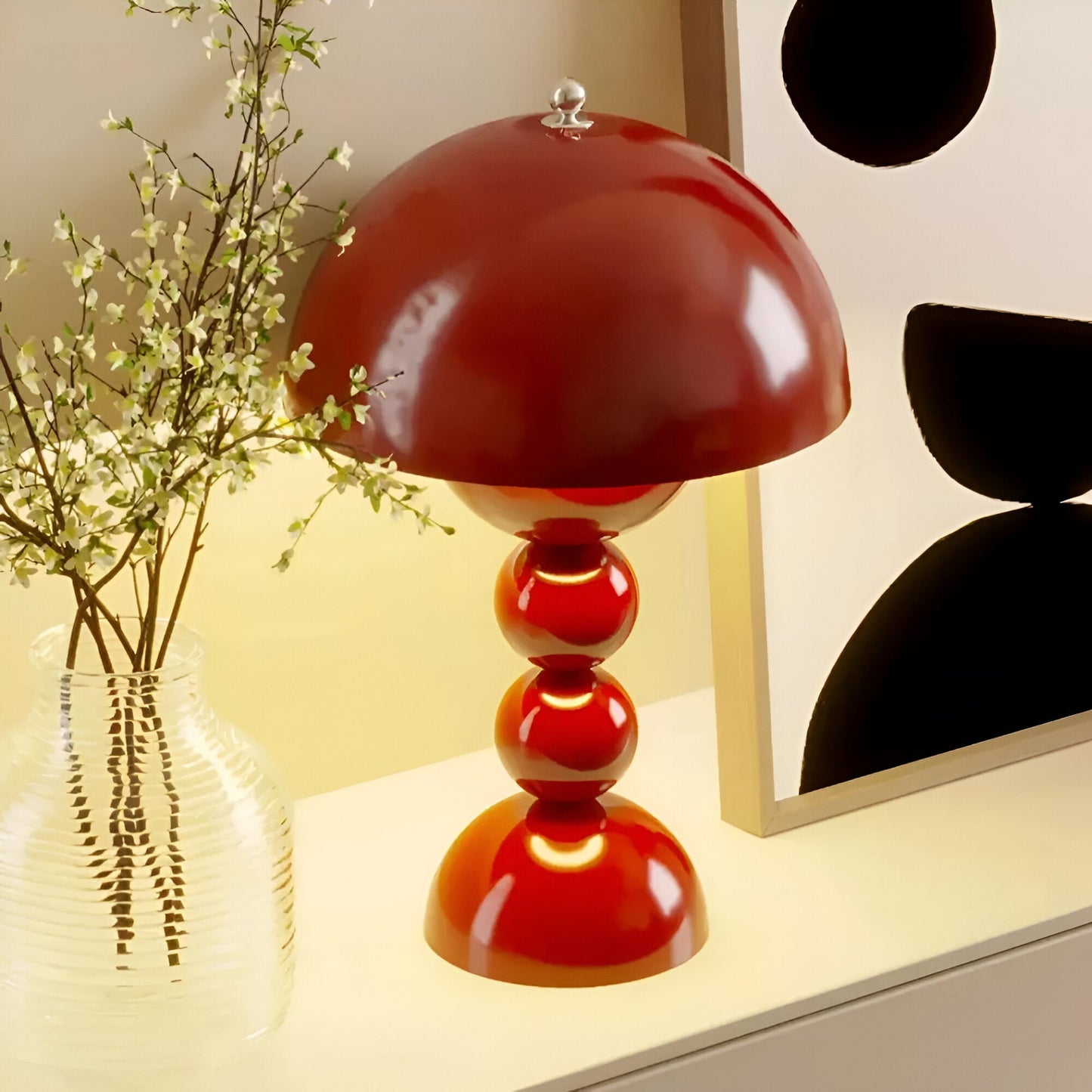 Modern LED Table Lamp – Wireless, Portable &amp; Rechargeable