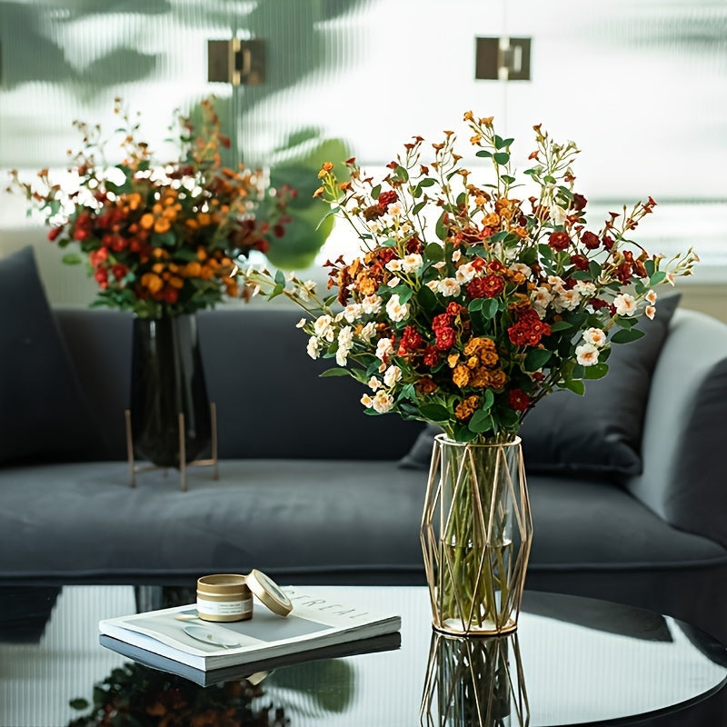 Set of 16 Lifelike Artificial Roses – 75 cm High