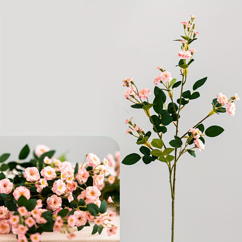 Set of 16 Lifelike Artificial Roses – 75 cm High