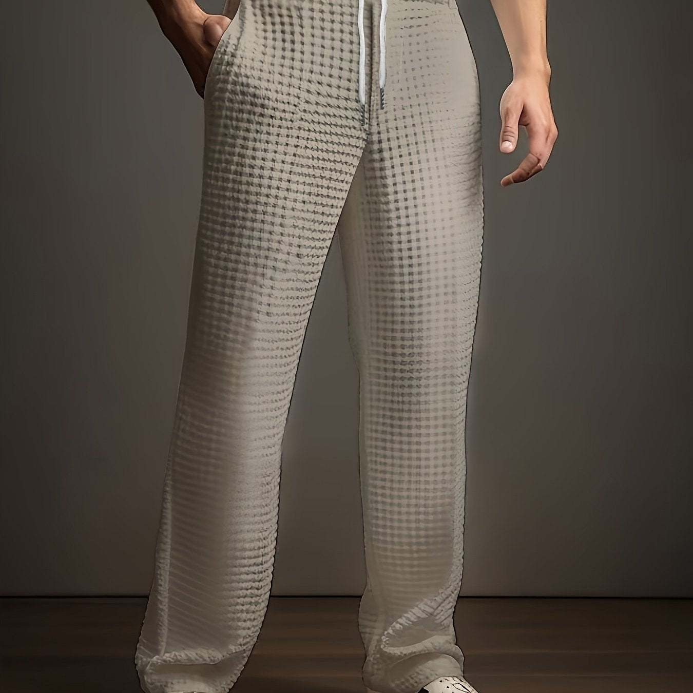 Comfortable Men's Trousers with a Casual Fit and Durable Material