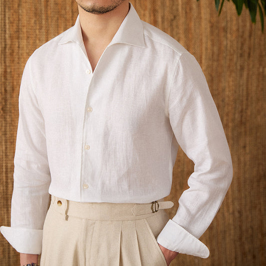 Old Money Style Linen Summer Shirt – Men