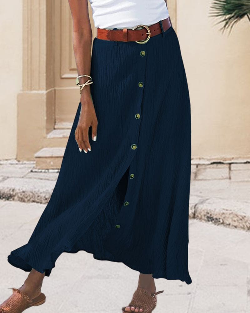 Long Women's Skirt - Comfortable &amp; Stylish Maxi Skirt for Every Day