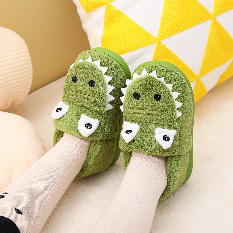 Warm Dinosaur Slippers for Toddlers – Soft, Non-Slip and Unisex