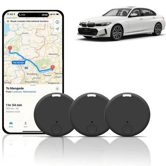 Set of 3 Mini GPS Trackers – Find Car, Keys &amp; Valuables Instantly