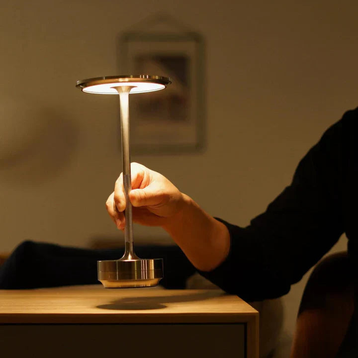 Wireless LED Table Lamp – Rechargeable, Dimmable &amp; Mood Lighting