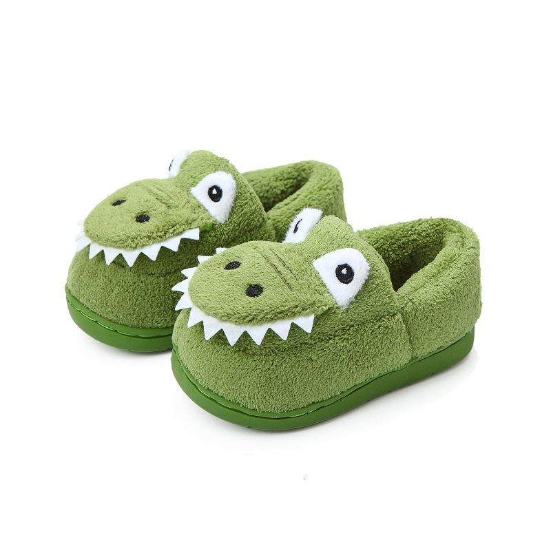 Warm Dinosaur Slippers for Toddlers – Soft, Non-Slip and Unisex